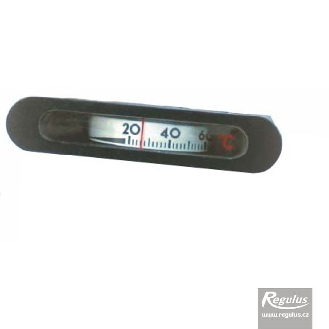 Photo: Termometru 0-120°C,  capilar 1m, 14.5x64.5 mm, negru
