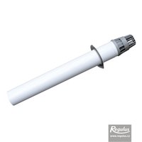Picture: Kit tubulatură evacuare orizontală  60/100 cu terminal,  l = 0.86 m, metal