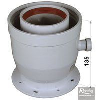 Picture: Reducție de la 60/100 la 80/125, cu vizor service şi colector condens