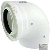 Picture: Cot 90° 80/125 mm, PP/PP
