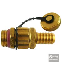 Picture: Robinet de golire, 16 bari, fără mâner, cu capac, 1/2" M