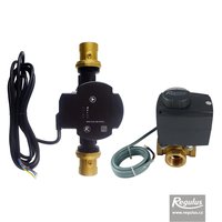 Picture: Vană de mixare cu 3 căi cu actuator şi pompă RPA.