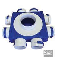 Cutie de distribuție, cotit, plastic, 8x75/125 mm Picture: Cutie de distribuție, cotit, plastic, 8x75/125 mm